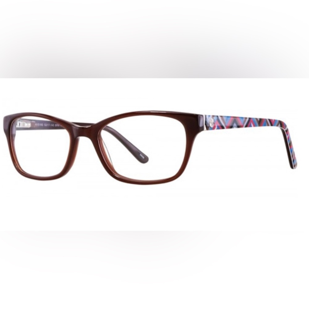 ADRIENNE VITTADINI WOMEN'S BROWN EYEGLASS FRAMES #AV518S SIZE: 52-17-140 (00)